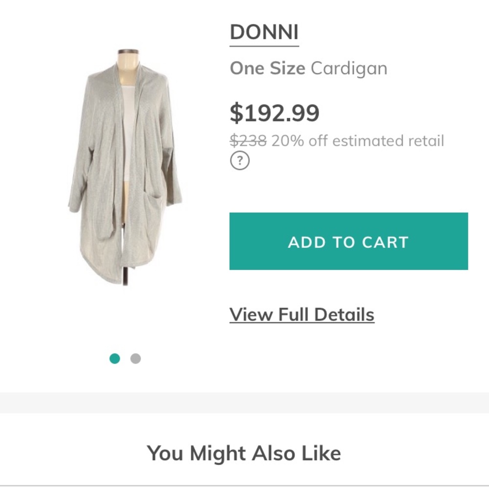 NWT Donni ribbed sweater one size fits all - Picture 6 of 7